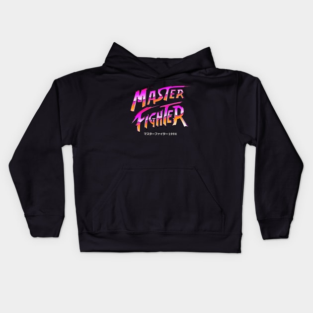 Master Fighter 199X Kids Hoodie by Bootleg Factory